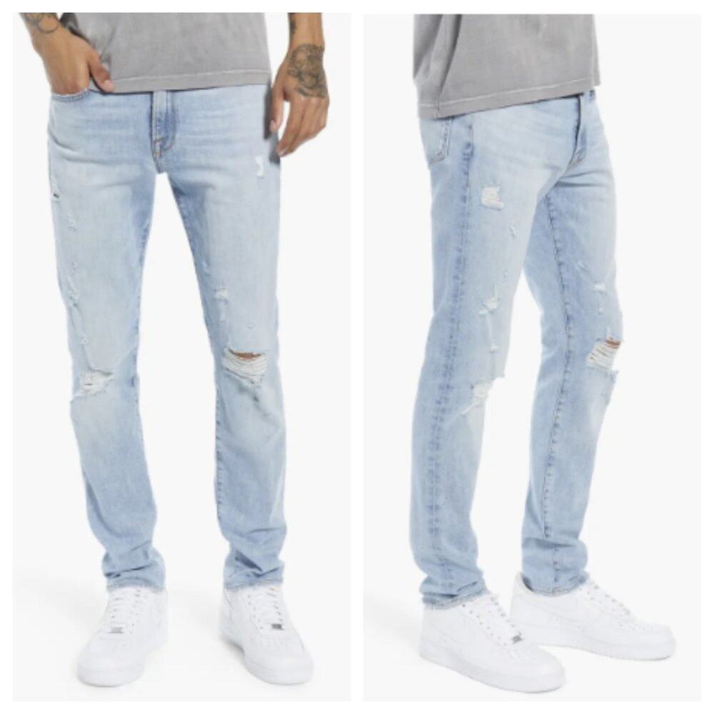 FRAME Men's L'Homme Skinny Fit Jeans Light Wash Size 31